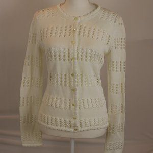 Dolce & Gabbana Crochet Cardigan Sweater